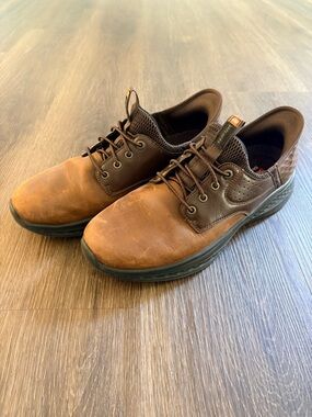 Skechers Men's Hands Free Slip-ins Garza Gervin Leather Casual Shoes Size 9.5